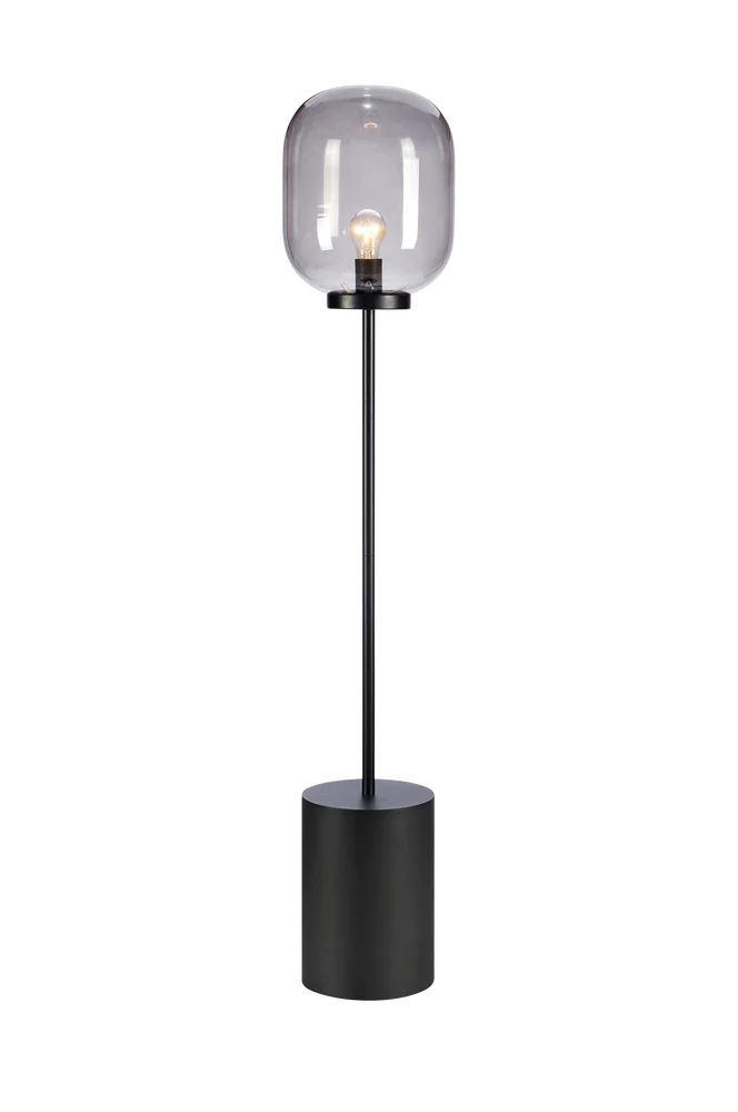 Gulvlampe BROOKLYN 1L – Svart – Belysning | m v:9133101 Gulvlampe BROOKLYN 1L – Svart – Belysning | m v:9133101