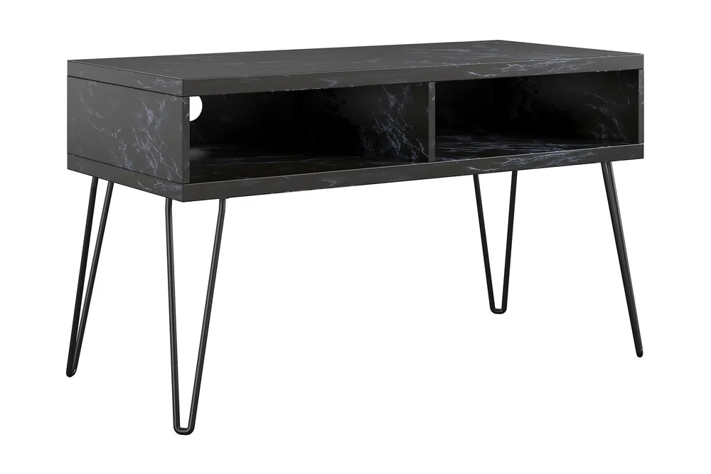 Athena Tv-benk 107×50 cm Svart/Marmormønster v:2195413 Athena Tv-benk 107×50 cm Svart/Marmormønster v:2195413