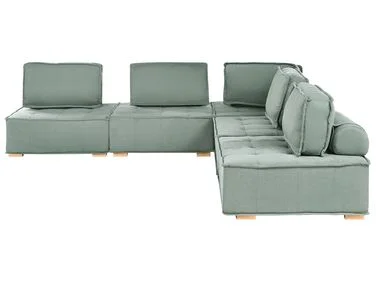 Modulær hjørnesofa 5-seters TIBRO Lysegrønn Venstrevendt v:9042791 Modulær hjørnesofa 5-seters TIBRO Lysegrønn Venstrevendt v:9042791