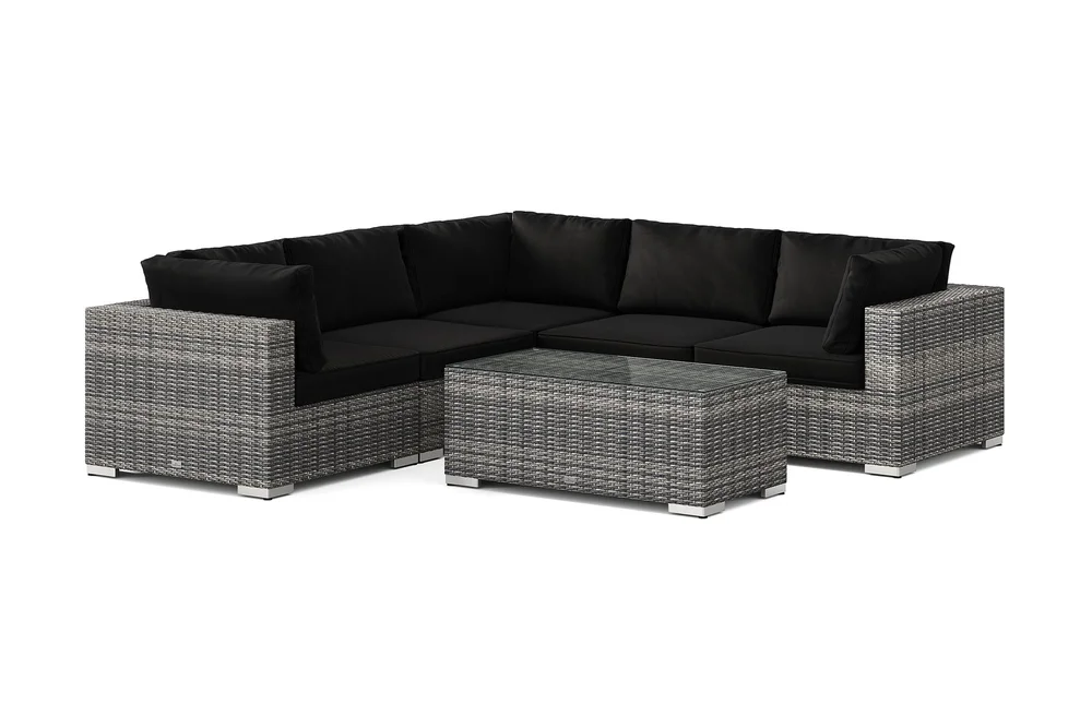 Bahamas utendørs hjørnesofa 5-seters vendbar med bord v:9899479 Bahamas utendørs hjørnesofa 5-seters vendbar med bord v:9899479