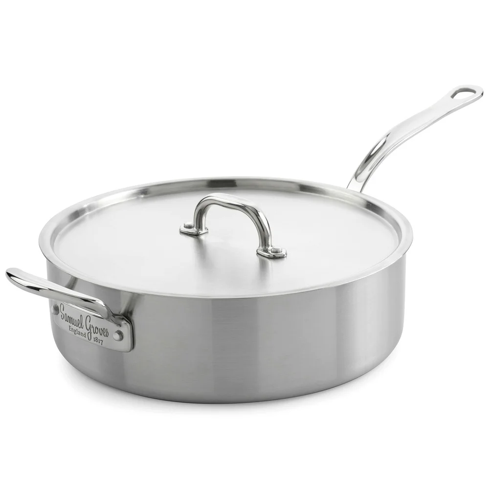 Sautépanne Med Lokk Rustfritt Stål, Ø26 cm v:3744080