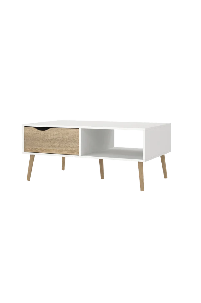 Oslo salongbord - Hvit m v:6765576