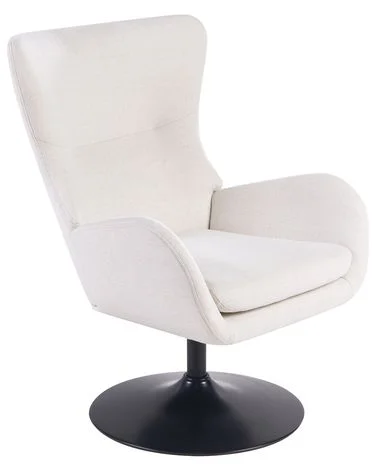 Svingbar lenestol VIGGE Off white v:5543291