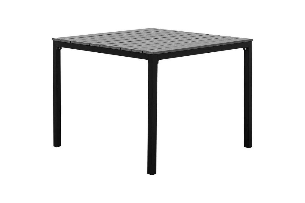 Trädgårdsbord Beliani Prato Grey||Black v:1028420