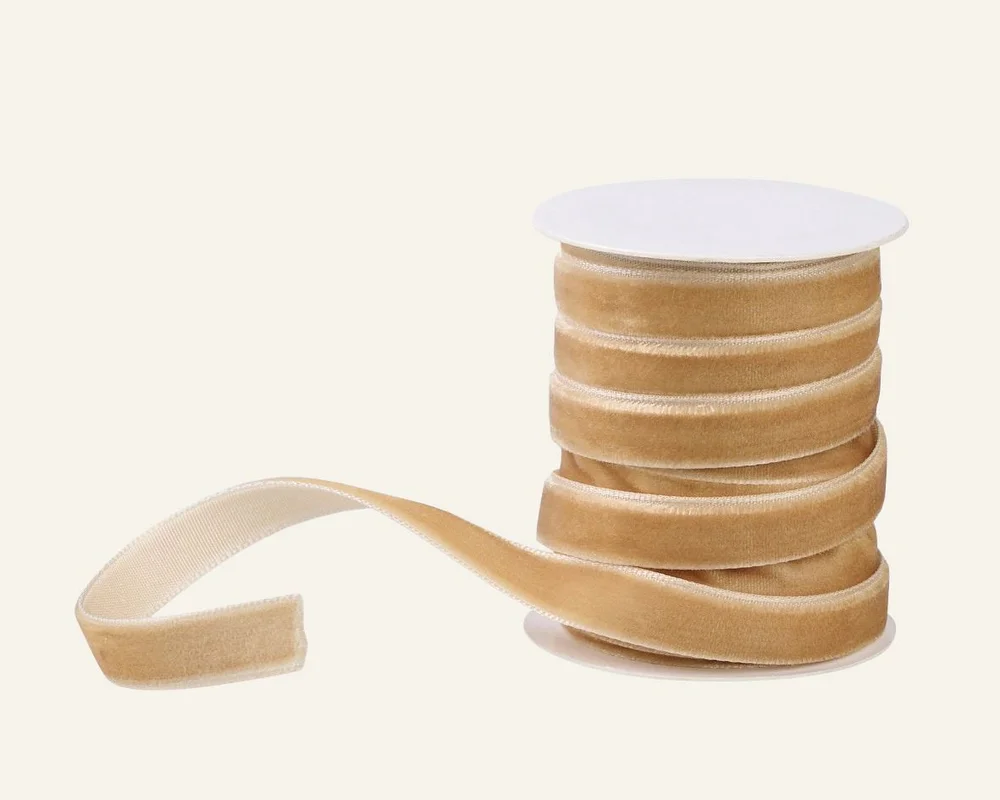 Bånd beige – 1cm x 2m v:9411573 Bånd beige – 1cm x 2m v:9411573