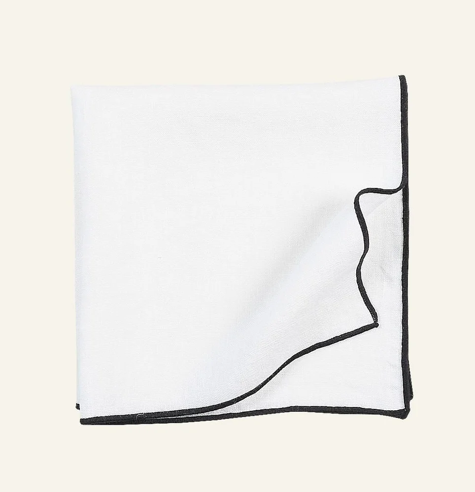 Linserviett hvit - 47x47 cm v:1636212