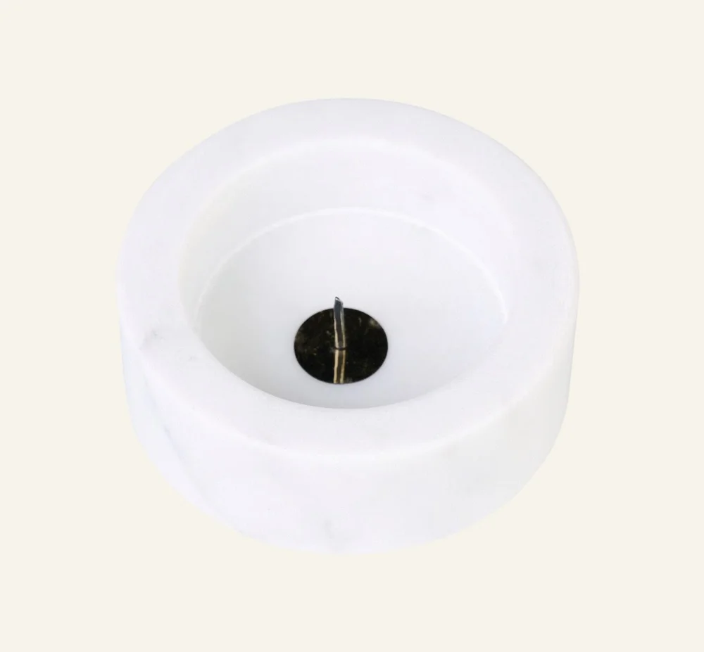Lysholder hvit – ø7×2,5 cm v:6906963