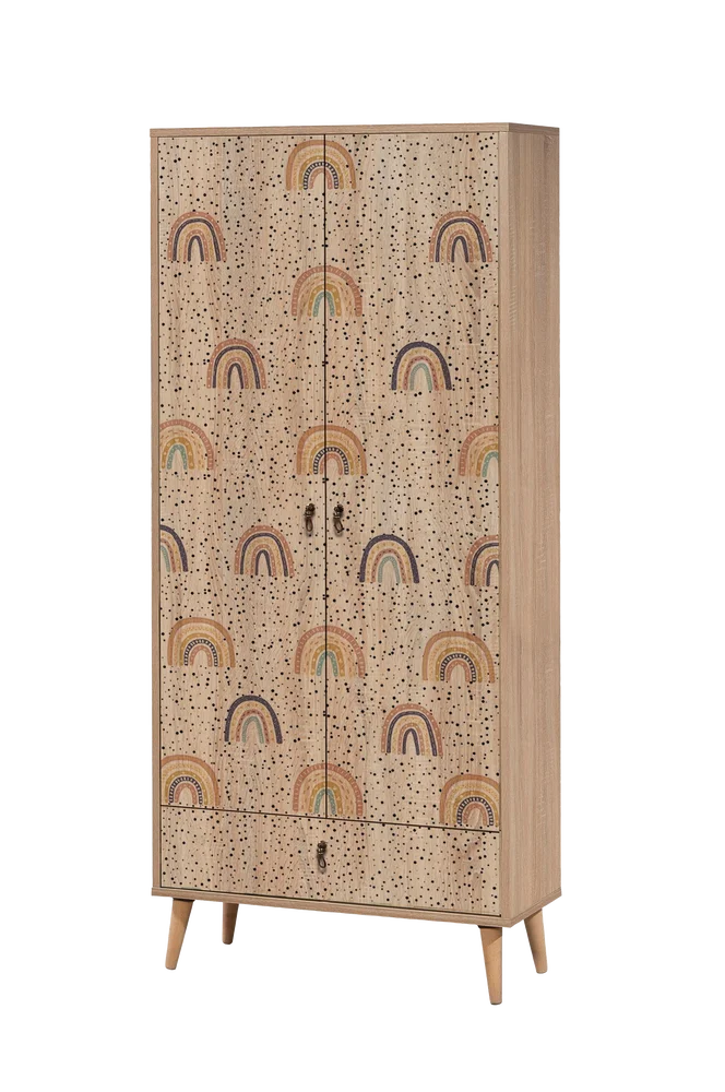 Garderobeskap – Cany – Beige m v:8599434 Garderobeskap – Cany – Beige m v:8599434