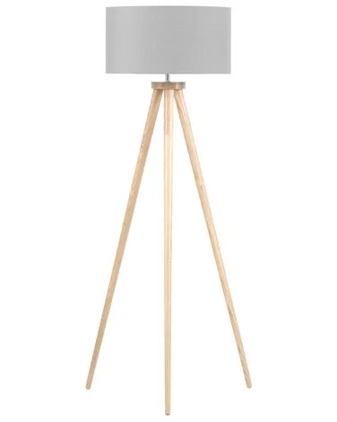 Gulvlampe NITRA Eiketre Grå v:7410562