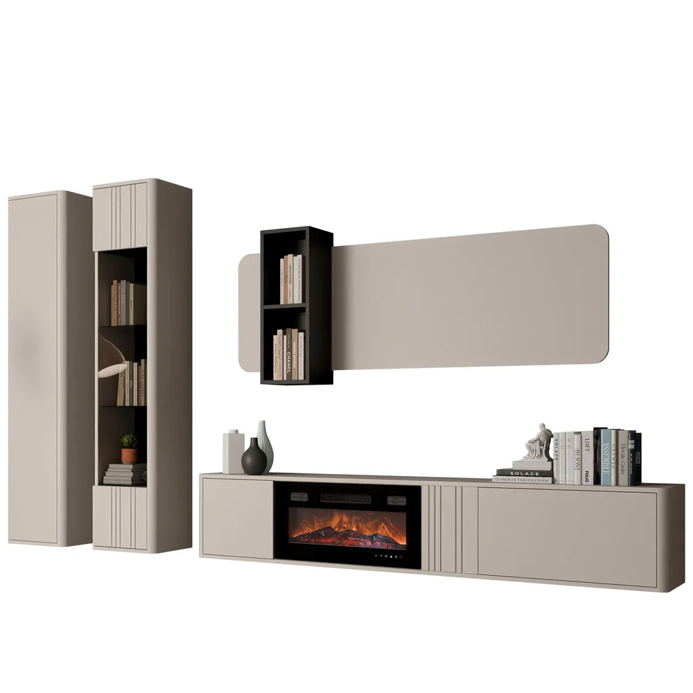 møbelsett Møbelsett PHILIPPE VIII beige v:2625019