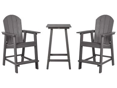 Kafésett ADIRONDACK Mørkegrå v:2856462 Kafésett ADIRONDACK Mørkegrå v:2856462