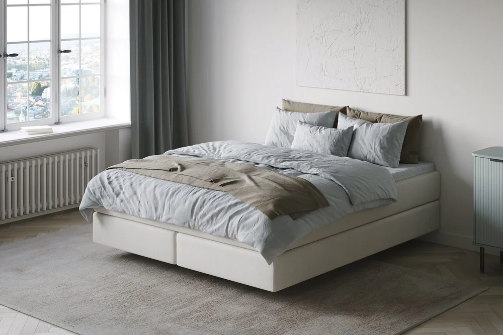 HVILA Premium kontinentalseng 180×200 cm med svevende effekt uten overmadrass v:4198996 HVILA Premium kontinentalseng 180×200 cm med svevende effekt uten overmadrass v:4198996