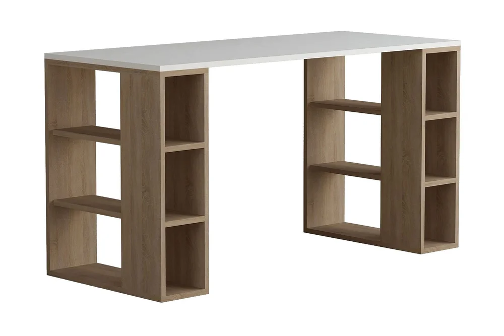 Colmaron Skrivebord 140 cm med Oppbevaringshyller v:5397158