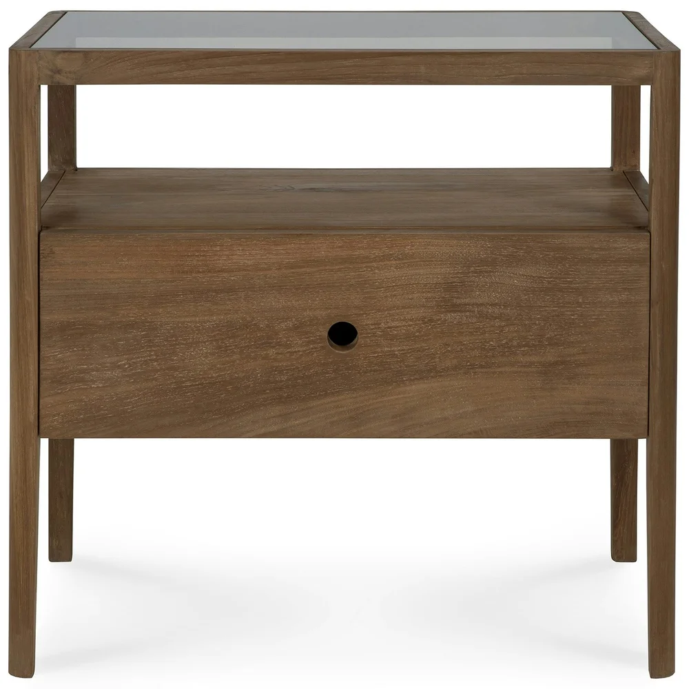 Spindle Nattbord, Teak v:8036302