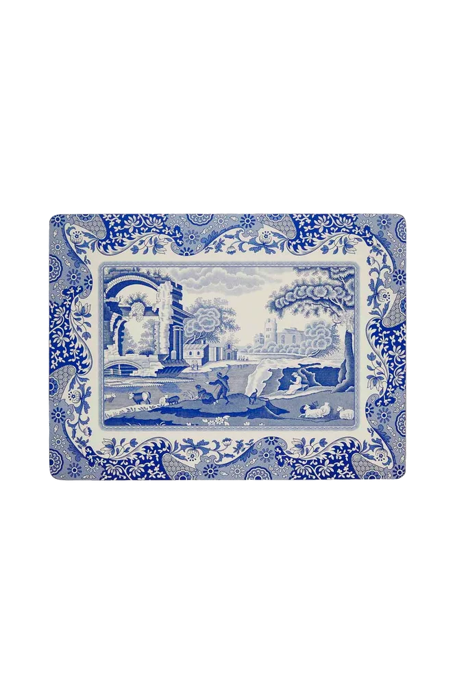 Bordbrikker Blue Italian 4-pk – Blå – Tekstiler | m v:9583152 Bordbrikker Blue Italian 4-pk – Blå – Tekstiler | m v:9583152