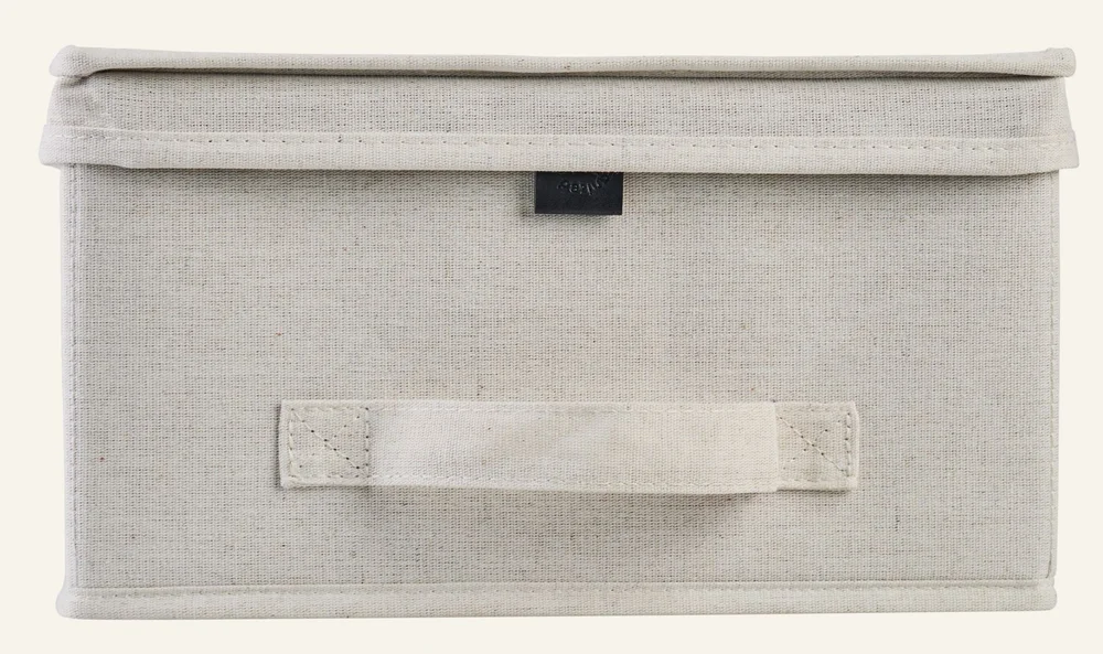 Oppbevaringsboks lys natur – 45x45x20 cm v:5494322