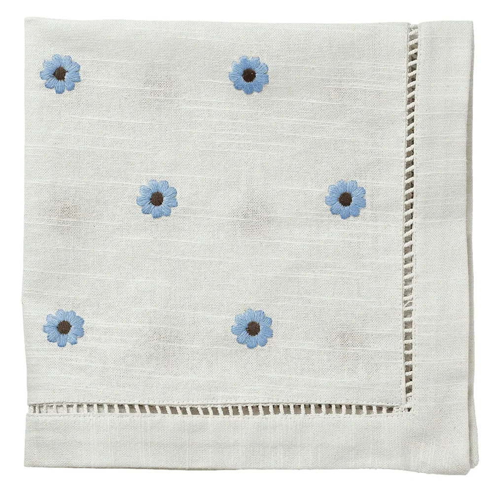 Daisy Bomullsserviett 45×45 cm, Blå v:147464 Daisy Bomullsserviett 45×45 cm, Blå v:147464