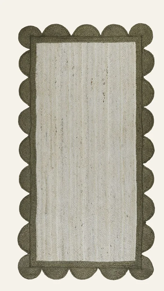 Teppe grønn - 80x150 cm v:2436031