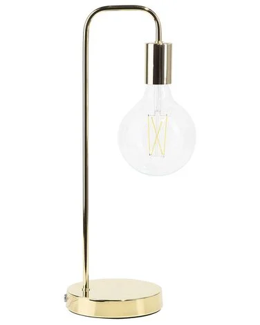 Skrivebordslampe SAVENA Metall Gull v:7460790 Skrivebordslampe SAVENA Metall Gull v:7460790