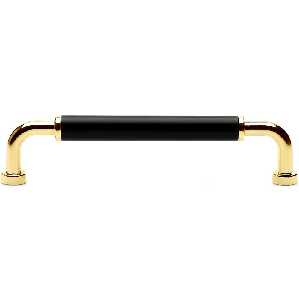 Brohult M Handle CC 128 mm, Polished Brass/Black v:8593608 Brohult M Handle CC 128 mm, Polished Brass/Black v:8593608