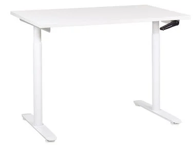 Manuelt justerbart skrivebord DESTINAS 120 cm 72 cm Hvit v:3750084 Manuelt justerbart skrivebord DESTINAS 120 cm 72 cm Hvit v:3750084