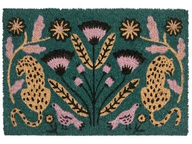 Dørmatte NAKNEK Flerfarget 40 x 60 cm Fugl Blomst Katt Kokosfiber v:6797575 Dørmatte NAKNEK Flerfarget 40 x 60 cm Fugl Blomst Katt Kokosfiber v:6797575