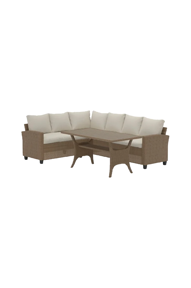 Brentwood hjørnesofasett – Beige – Utemøbler & hage | m v:8892143
