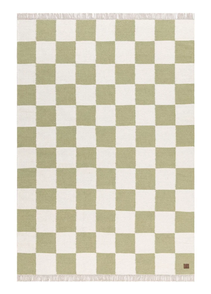 Håndvevd teppe Nordic Check 140x200 cm v:4924227