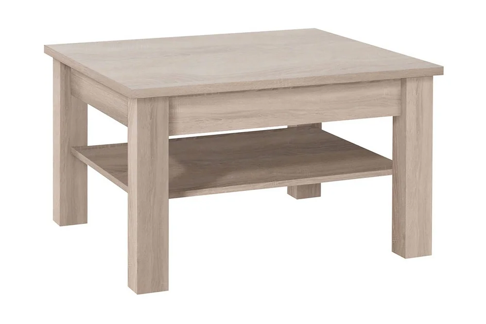 Cezara Soffbord 80 cm med Förvaring Hylla Ek v:6207229