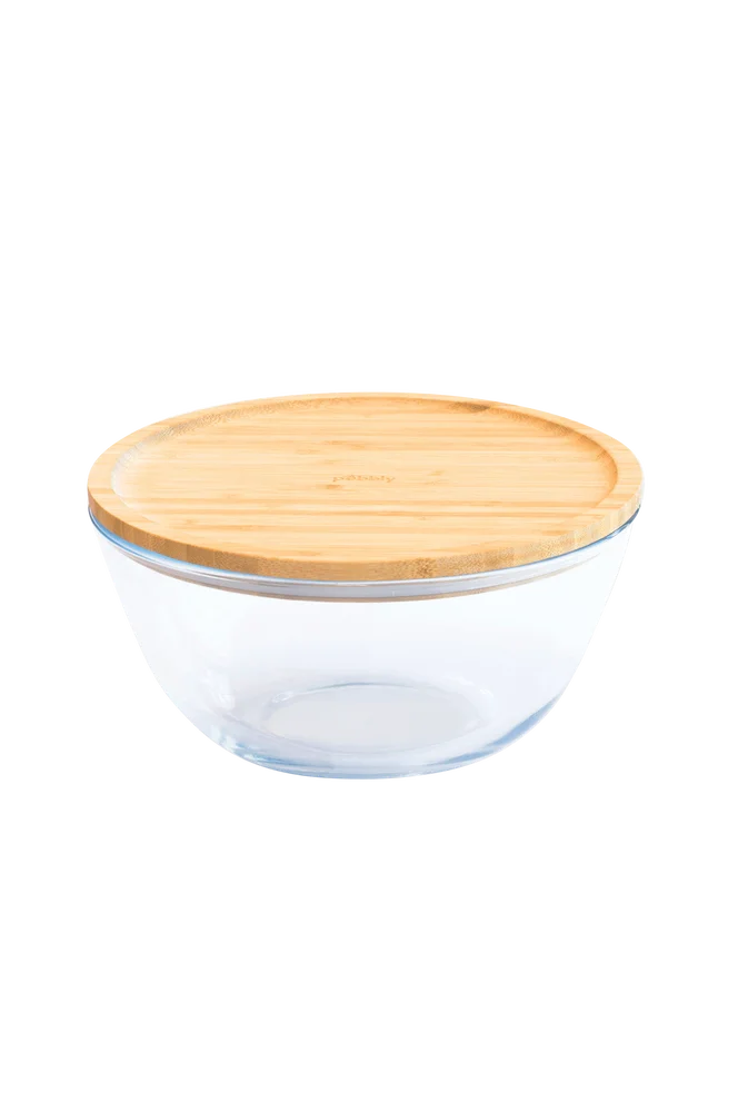 Bolle med bambuslokk 2600 ml – Transparent – Kjøkken & husholdning | m v:631867 Bolle med bambuslokk 2600 ml – Transparent – Kjøkken & husholdning | m v:631867