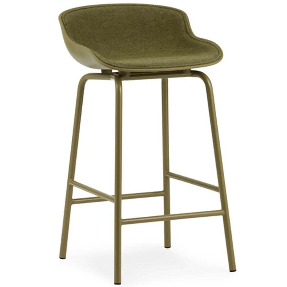Hyg Barstol 65 cm, Polstret Front, Olive v:570095 Hyg Barstol 65 cm, Polstret Front, Olive v:570095