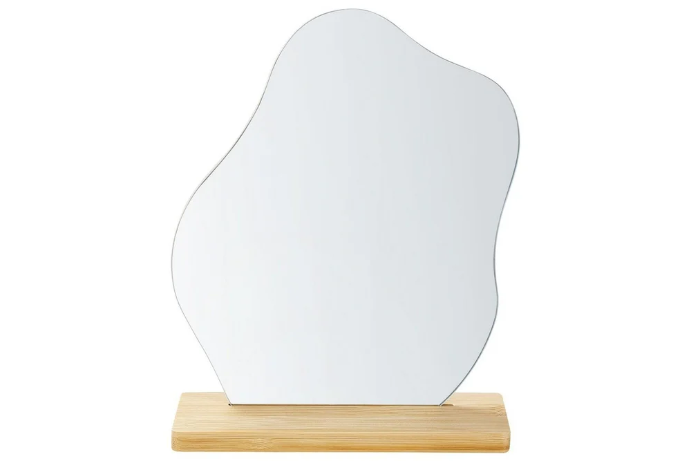 Golvspegel Beliani Lozere Light colored wood v:6491546 Golvspegel Beliani Lozere Light colored wood v:6491546