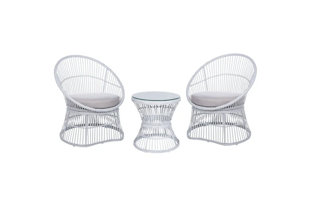 Cafeset Beliani Mesyna Beige/grå White||Beige v:7135144 Cafeset Beliani Mesyna Beige/grå White||Beige v:7135144