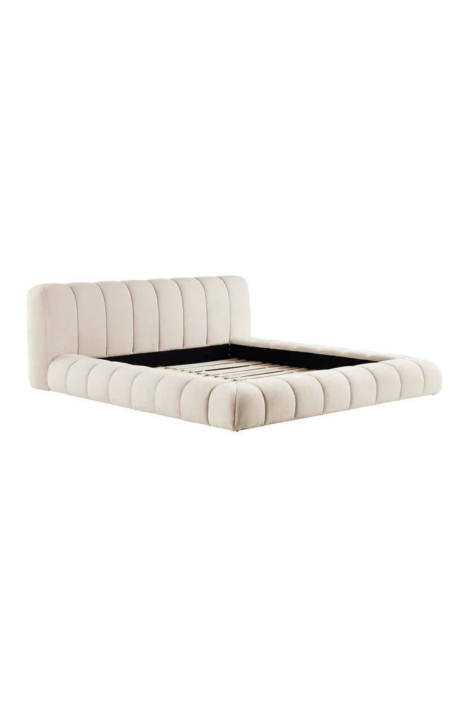 DERMY sengeramme 160 cm – Hvit m v:7381928