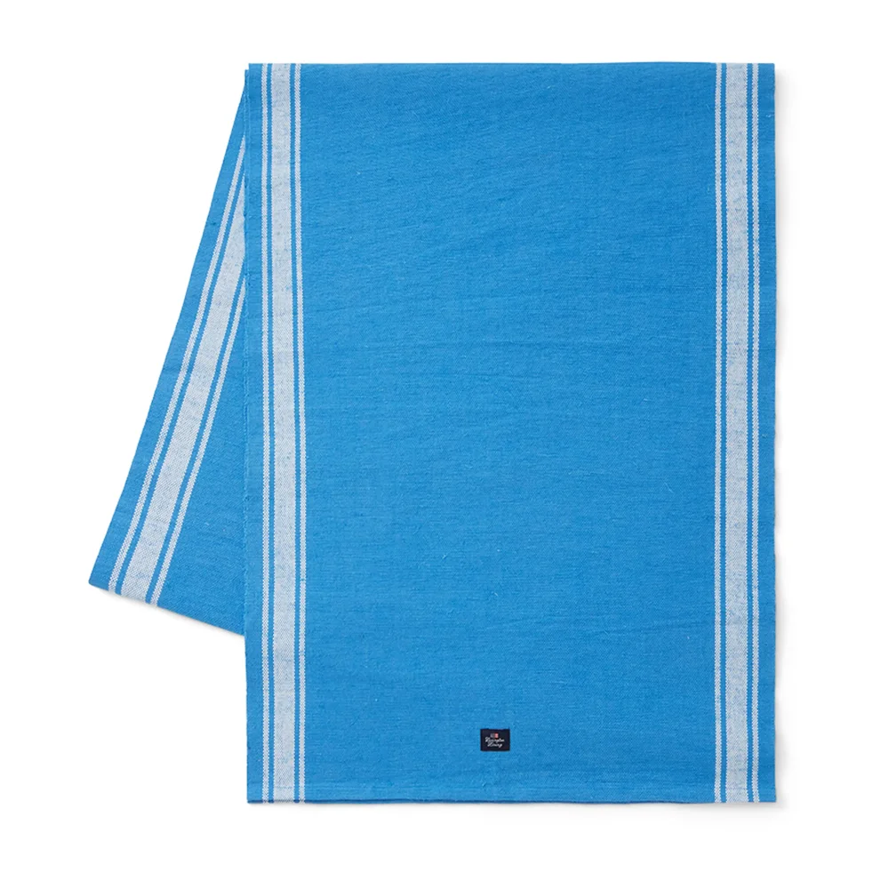 Cotton Jute Runner with Side Stripes 50 x 250 cm v:8039420