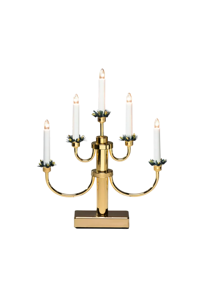 El-lysestake høyde 41 cm – Messing – Belysning | m v:7231651 El-lysestake høyde 41 cm – Messing – Belysning | m v:7231651