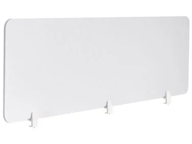 Skillevegg for skrivebord SPLIT 180 x 50 cm Off white v:3170325