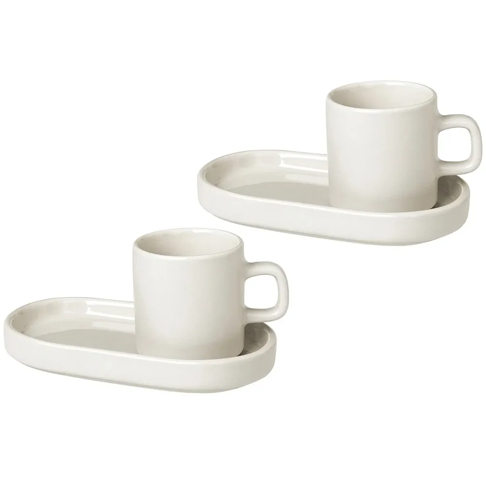 Pilar espressokopp med fat 2-stk. v:4713369