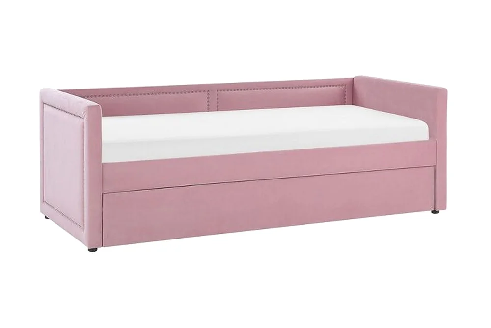 Dagseng 90 x 200 cm fløyel rosa MIMIZAN v:2780173 Dagseng 90 x 200 cm fløyel rosa MIMIZAN v:2780173