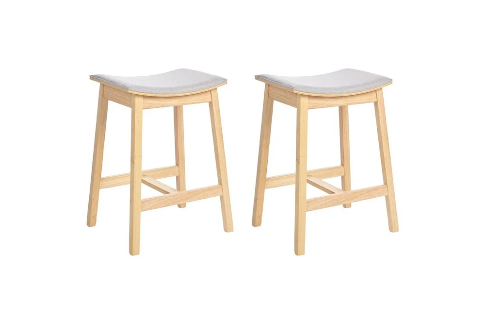 Barstol Dixon set om 2 Light grey v:4302331