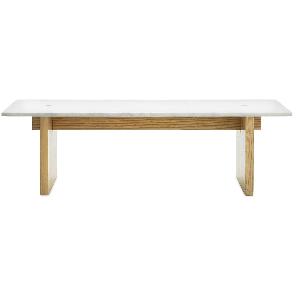 Solid Salongbord, Hvit Marmor v:8398039