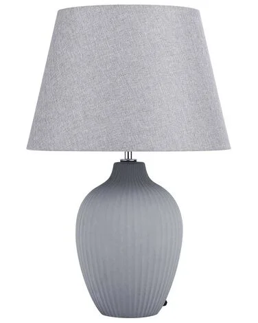 Bordlampe FERGUS Keramikk Grå v:4822354