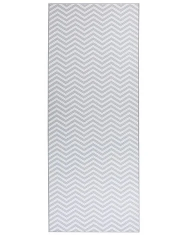 Teppe SAIKHEDA Hvit 80 x 200 cm v:249093 Teppe SAIKHEDA Hvit 80 x 200 cm v:249093