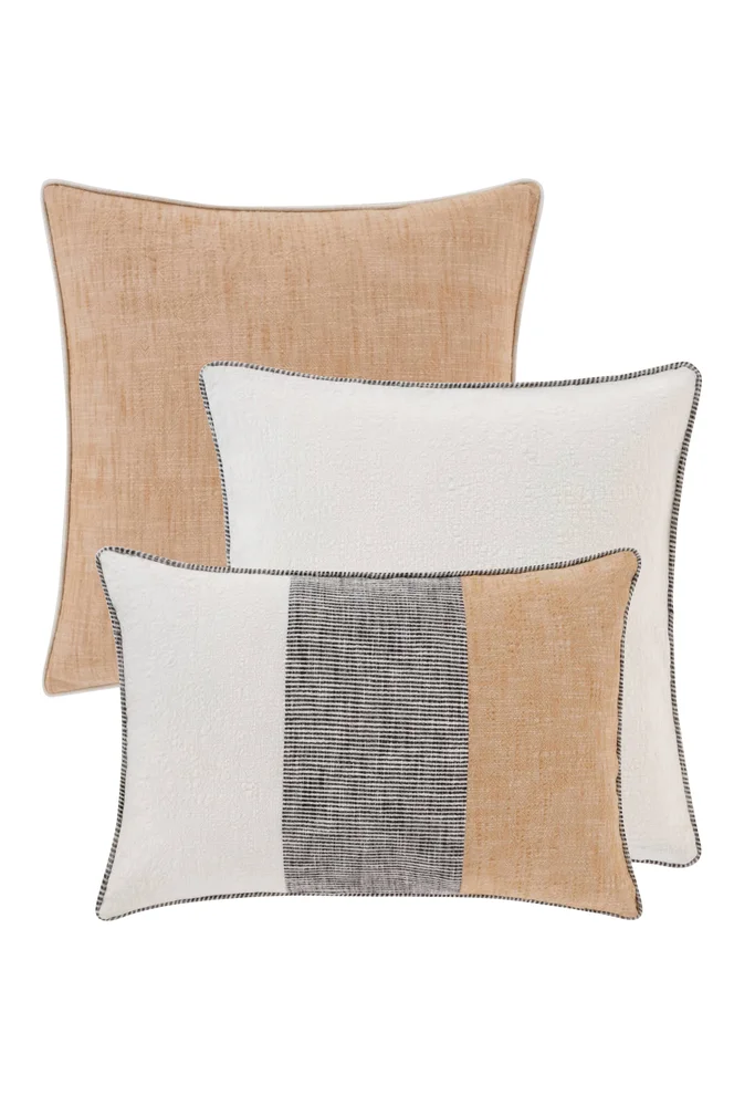 CHAMBRAY putetrekk 3-pakke – Beige – Tekstiler | m v:6011238 CHAMBRAY putetrekk 3-pakke – Beige – Tekstiler | m v:6011238