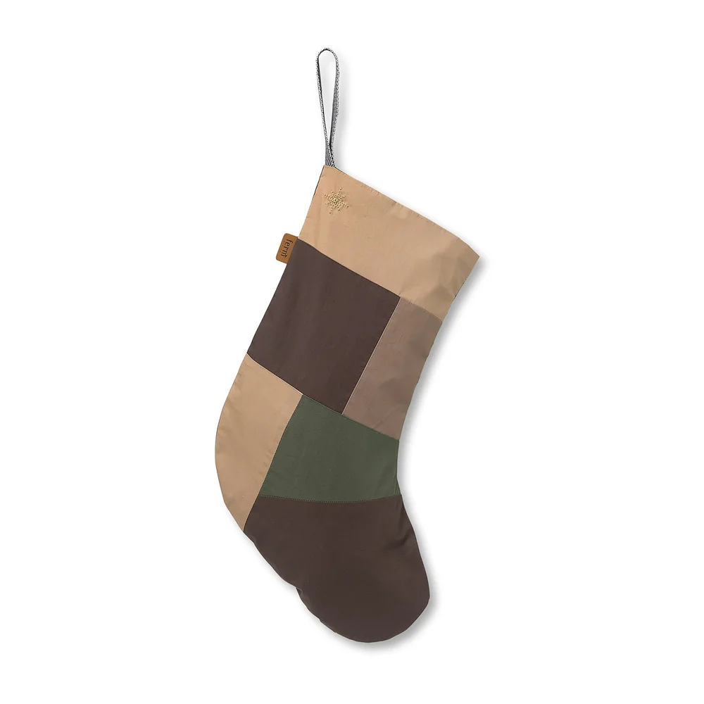 Patchwork julestrømpe v:4572296