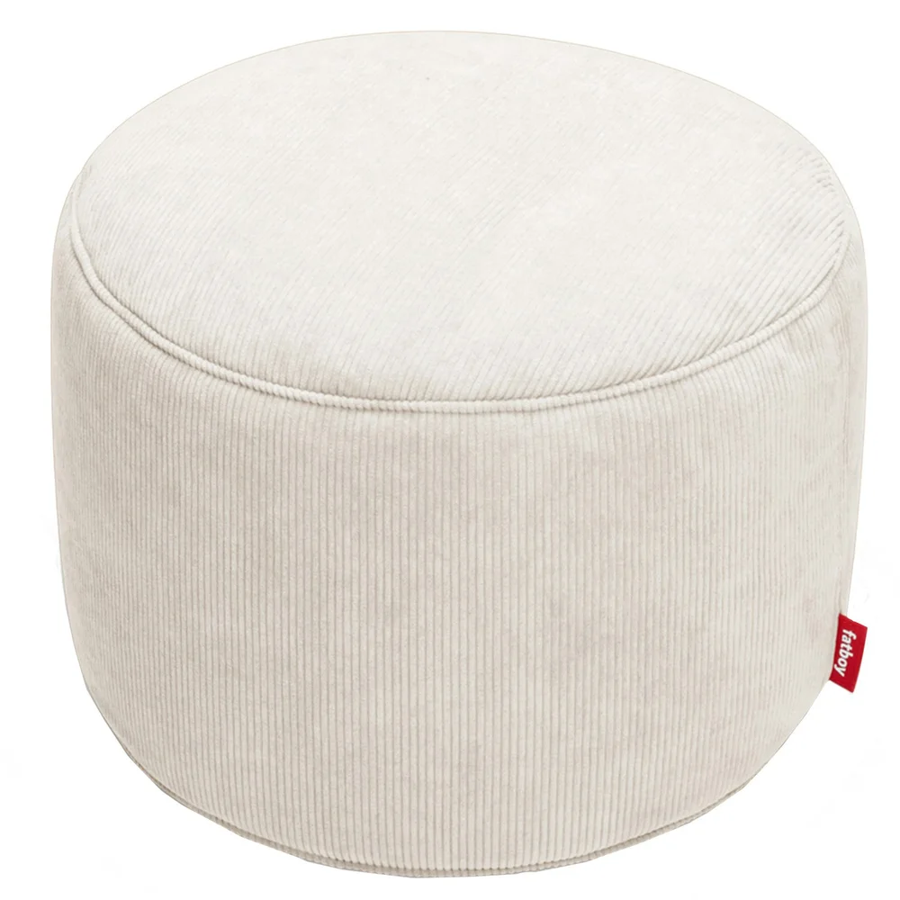 Recycled Point Cord Puff Ø50 cm, Cream v:7644228