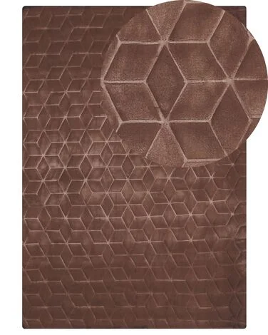 Teppe i kunstpels THATTA Brun 160 x 230 cm v:6818904