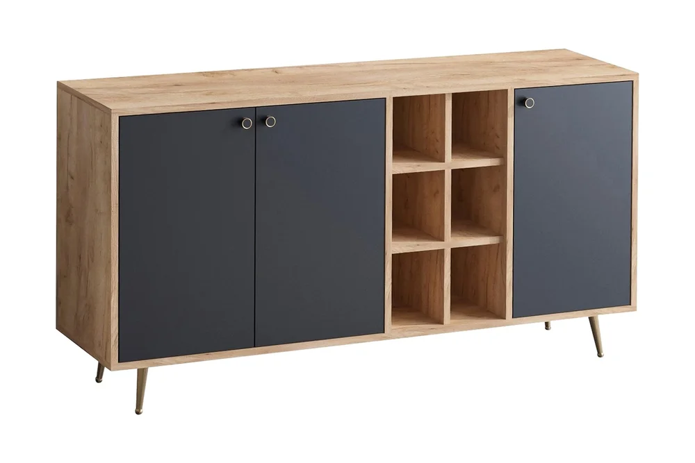 Sidobord Ek|Svart v:9799012