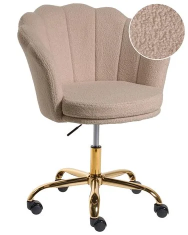 Kontorstol MONTICELLO Bouclé Beige v:2038569