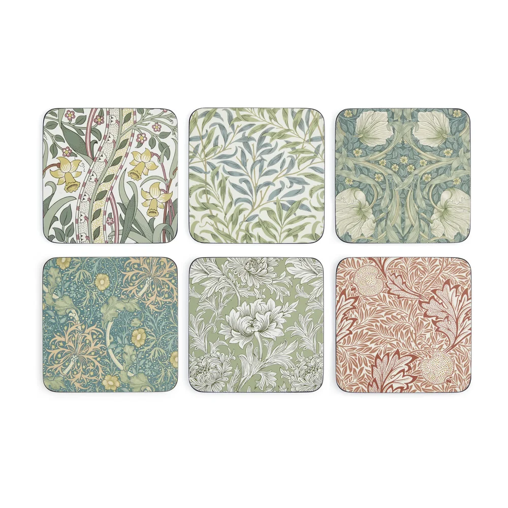William Morris glassunderlag 6-pakning v:8339716
